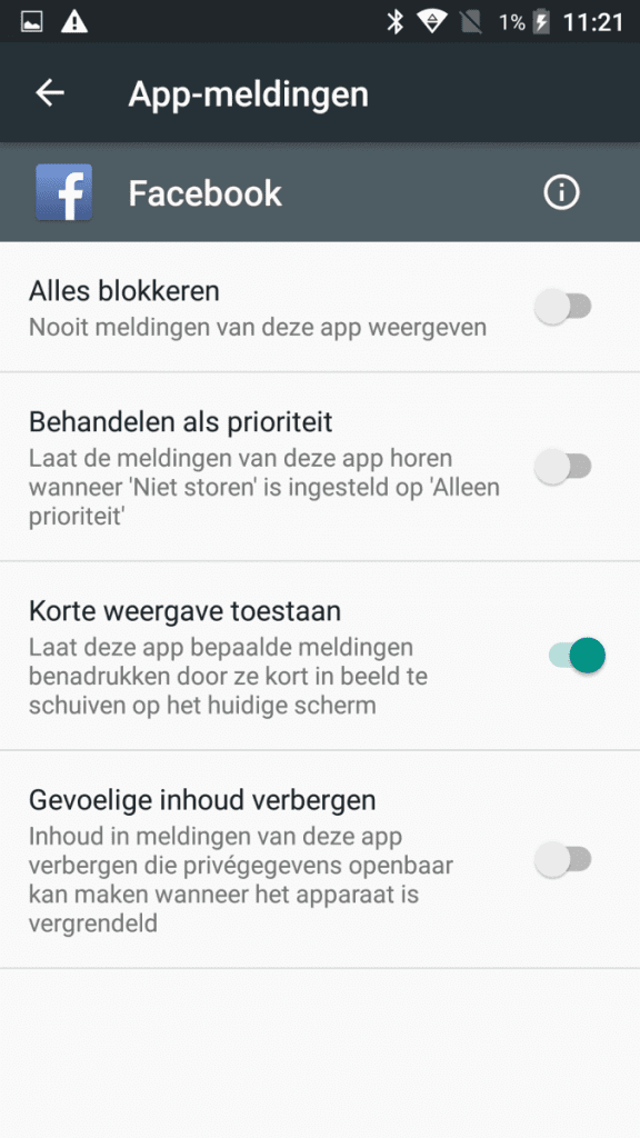 Android notificaties