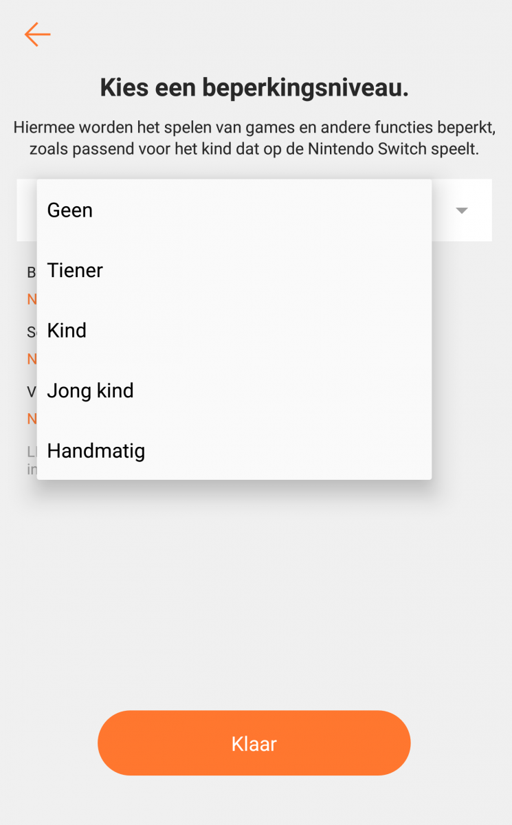 nintendo switch ouderlijk toezicht