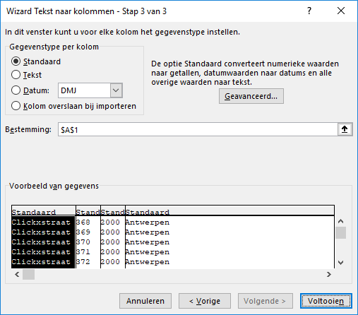 Tech Tip Excel Stap 4