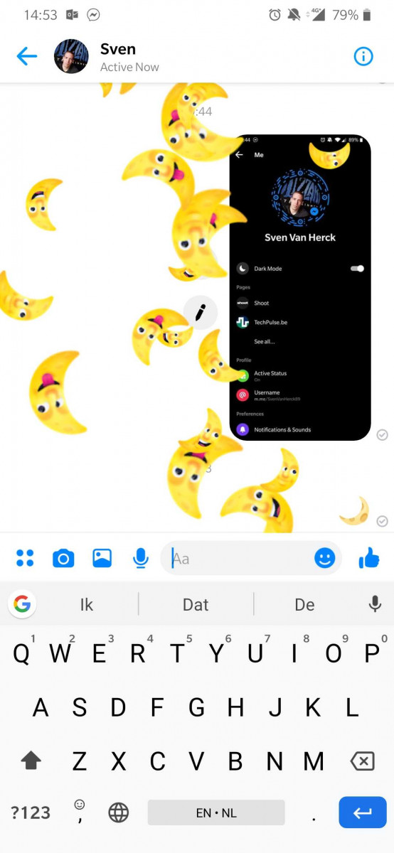 Tech Tip Messenger Donkere Modus