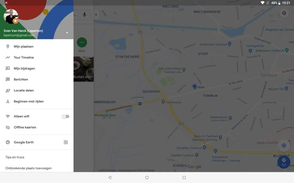 Google Maps offline downloaden en gebruiken