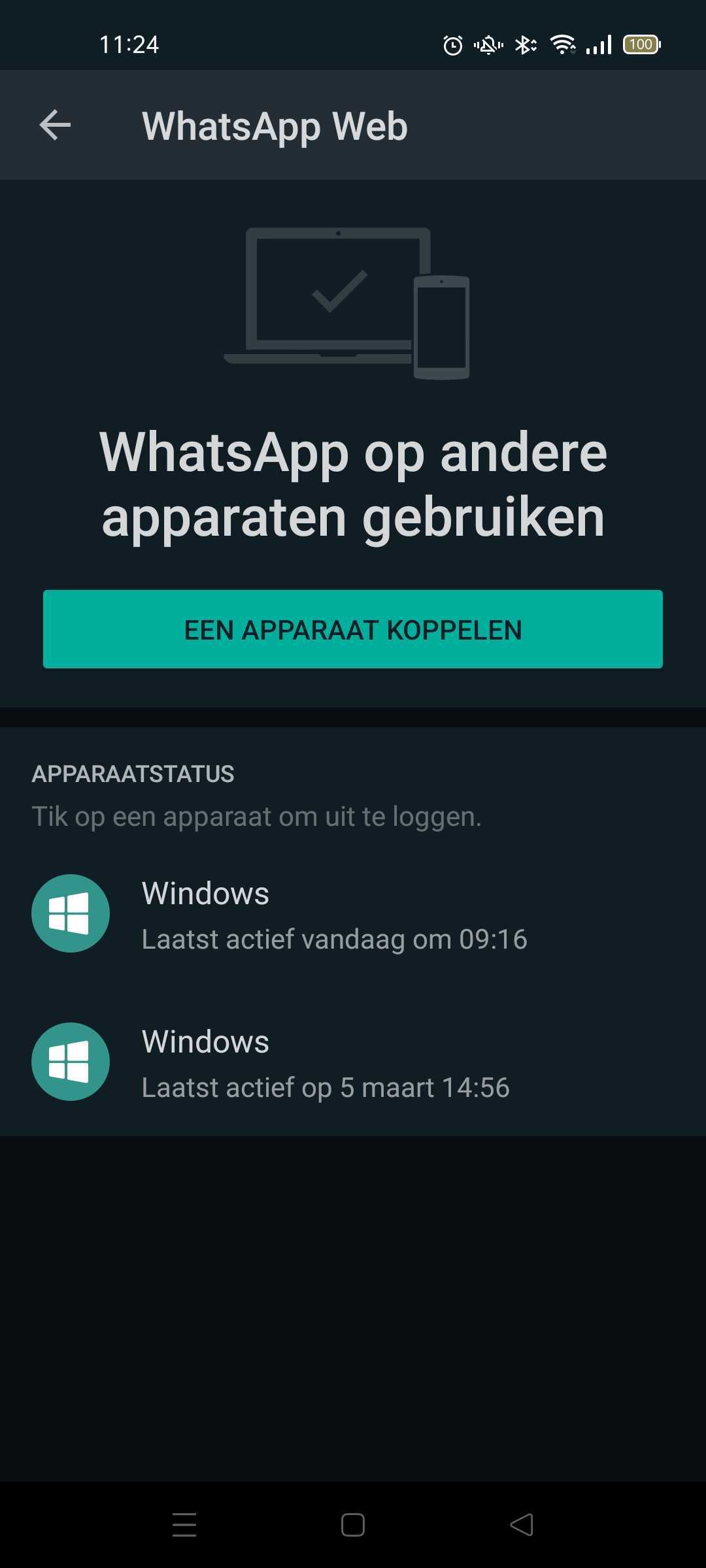 whatsapp inloggen