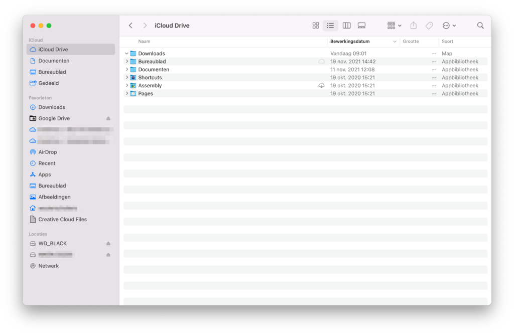 Downloads in iCloud Drive