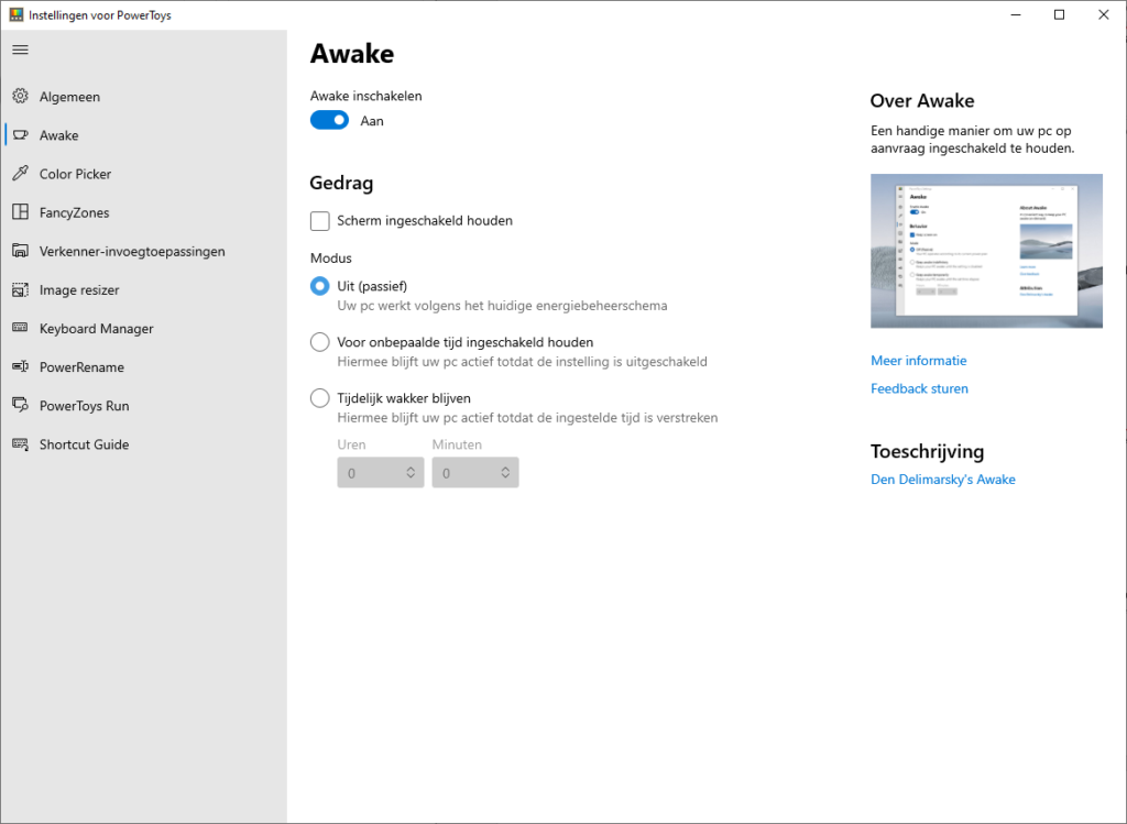 PowerToys Awake