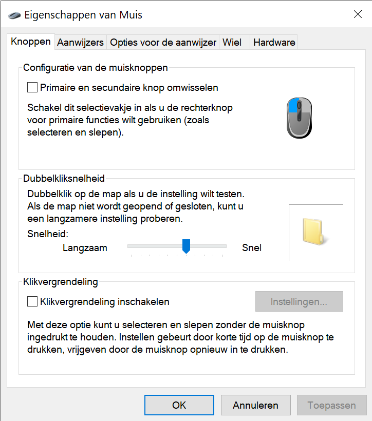 Snelheid muis cursor aanpassen Windows 10 Windows 11 hoe